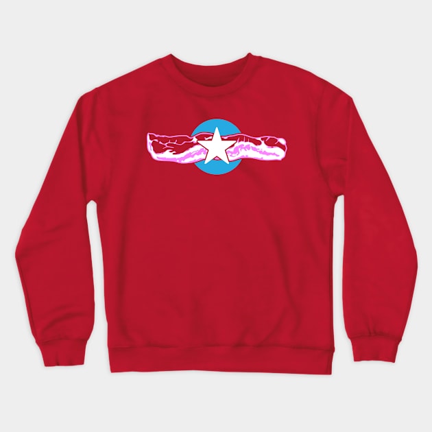 Bacon Patrol Crewneck Sweatshirt by etherbrian